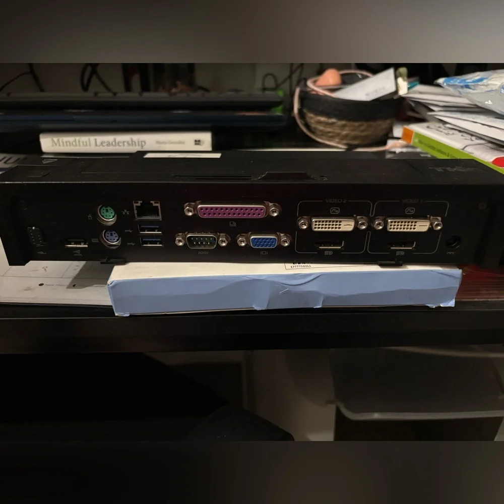 Black Laptop Docking Station Model K09A002 19.5V 6.7A/12.3A for Older Cables